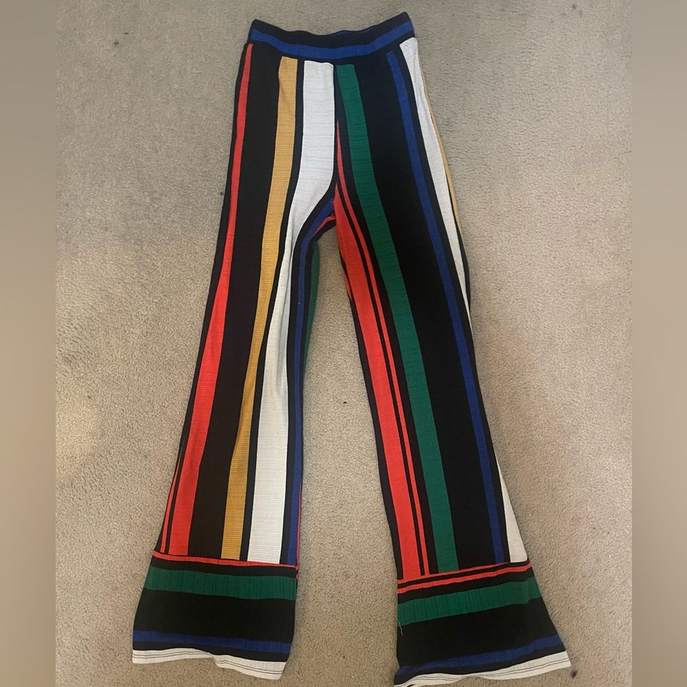 Multi-Color Flare Pants - Picture 3 of 3